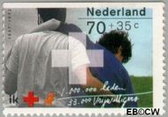 Nederland NL 1535b 1992 Rode Kruis Gebruikt 70+35 - Img 1