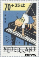 Nederland NL 1539 1992 Muziek maken Gebruikt 70+35 - Img 2