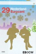 Nederland NL 2127 2002 Personen in winterlandschap Gebruikt 29 - Img 1