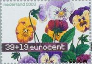 Nederland NL 2166 2003 Aquarellen van bloemen Gebruikt 39+19 - Img 1