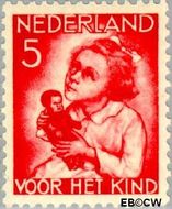 Nederland NL 271 1934 Kind met pop Gebruikt 5+3