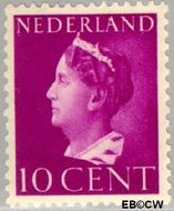 Nederland NL 335 1940 Wilhelmina- Type 'Konijnenburg' Gebruikt 10