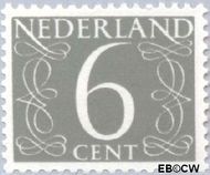 Nederland NL 466 1954 Cijfer type 'van Krimpen' Gebruikt 6