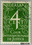 Nederland NL D26 1950 Cour Internationale de Justice Gebruikt 4 - Img 1
