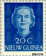 Nieuw-Guinea NG 11 1950 Type 'En Face' Gebruikt 20
