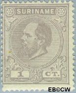 Suriname SU 1 1885 Eerste emissie Gebruikt 1