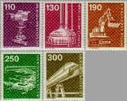 Berlin ber 668#672  1982 Industrie en techniek  Postfris