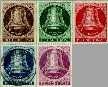 Berlin ber 75#79  1951 Klok klepel links  Postfris