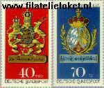 Bundesrepublik BRD 765+767  1973 Postzegeltentoonstelling IBRA München  Postfris
