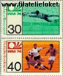 Bundesrepublik BRD 811#812  1974 WK Voetbal  Postfris