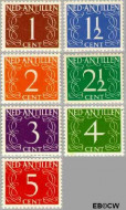Ned. Antillen NA -211#217 ** Type 'van Krimpen' Postfris