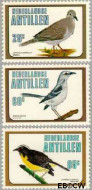Ned. Antillen NA -668#670 ** Vogels Postfris