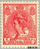 Nederland NL 0060 1899 Koningin Wilhelmina- 'Bontkraag' Gebruikt 5