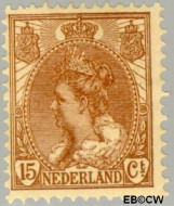 Nederland NL 0065 1899 Koningin Wilhelmina- 'Bontkraag' Postfris 15