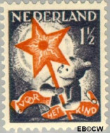 Nederland NL 0261 1933 Drie-koningenfeest Gebruikt 1½+1½