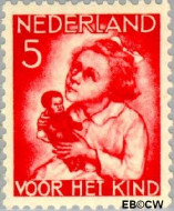 Nederland NL 0271 1934 Kind met pop Gebruikt 5+3