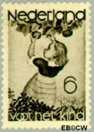 Nederland NL 0281 1935 Appelplukkend meisje Gebruikt 6+4