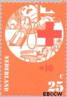 Nederland NL 1017 1972 Rode Kruis Gebruikt 25+10 - Img 1