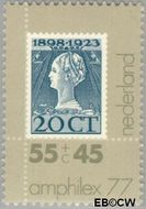 Nederland NL 1138 1977 Postzegeltentoonstelling Amphilex '77 Gebruikt 55+45 - Img 1