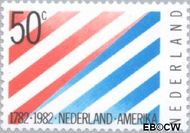 Nederland NL 1266 1982 Betrekkingen Nederland-U.S.A. Gebruikt 50