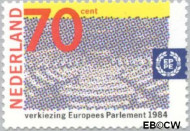 Nederland NL 1300 1984 Verkiezingen Europees Parlement Gebruikt 70 - Img 2