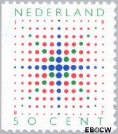 Nederland NL 1395 1987 Fonkelende ster Gebruikt 50 - Img 2