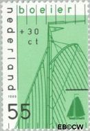 Nederland NL 1424 1989 Schepen Gebruikt 55+30 - Img 1