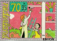Nederland NL 1624 1994 Spelende kinderen Gebruikt 70+35 - Img 2