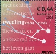 Nederland NL 2583 2008 Twaalf maanden jarig Gebruikt 44 - Img 1