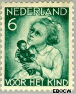 Nederland NL 272 1934 Kind met pop Gebruikt 6+4