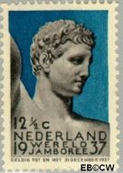 Nederland NL 295 1937 Wereld Jamboree Gebruikt 12½