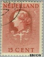 Nederland NL D36 1951 Cour Internationale de Justice Gebruikt 15 - Img 1