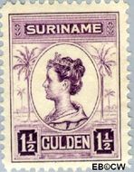 Suriname SU 102 1913 Palmtype Gebruikt 150