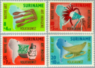 Suriname SU 336#339 1960 Opening nieuw postkantoor Postfris