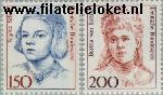 Bundesrepublik BRD 1497#1498  1991 Bekende vrouwen  Postfris