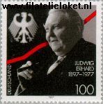 Bundesrepublik BRD 1904#  1997 Erhard, Ludwig  Postfris