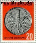 Bundesrepublik BRD 291#  1958 Duitse Mark  Postfris