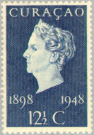 Curaçao CU 197 1948 Regeringsjubileum Wilhelmina 12½ Gebruikt