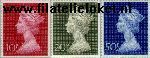 Groot-Brittannië grb 549#551  1970 Koningin Elizabeth- Machin Decimaal  Postfris