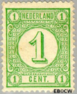 Nederland NL 0031 1876 Drukwerkzegels- cijfer Gebruikt 1