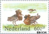 Nederland NL 1302 1984 Weidevogels Gebruikt 60+25 - Img 1