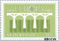 Nederland NL 1308 1984 C.E.P.T.- Brug Gebruikt 70 - Img 1