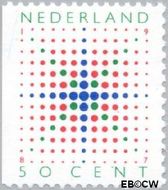 Nederland NL 1395 1987 Fonkelende ster Gebruikt 50 - Img 1