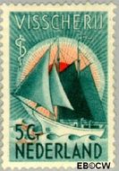 Nederland NL 258 1933 Zeemanszegels Gebruikt 5+3