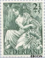Nederland NL 450 1946 Nationale-hulpzegel Gebruikt 2½+5