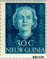 Nieuw-Guinea NG 13 1950 Type 'En Face' Gebruikt 30