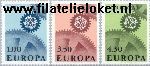 POR 1026#1028 Postfris 1967 C.E.P.T.- Radarwerk