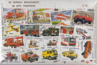 Postzegelpakket, 50 verschillende Brandweer