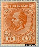 Suriname SU 13 1873 Eerste emissie Gebruikt 50