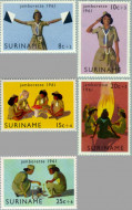 Suriname SU 371#375 1961 Jamborette Postfris